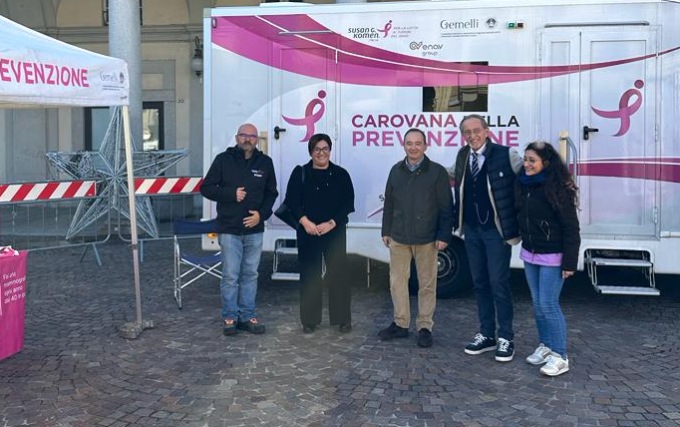 “Carovana della prevenzione”: 60 donne trecatesi hanno aderito