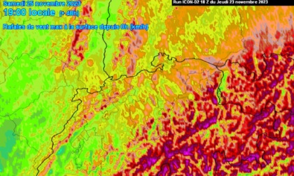 Attenzione forti raffiche di vento questa sera sul novarese