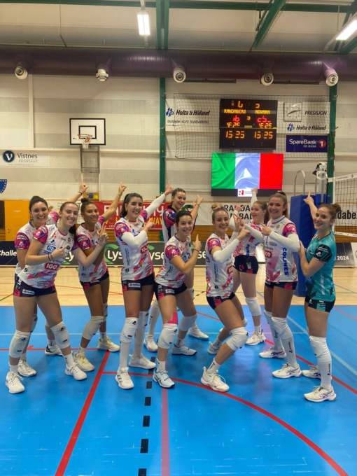 La Igor Volley Novara passa (3-0) a Randaberg in Challenge Cup