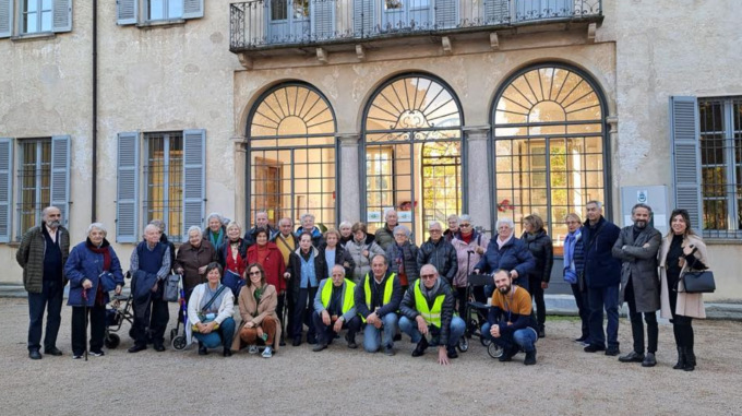 Ospiti della Casa di giorno Don Mercoli di Novara in visita a Trecate