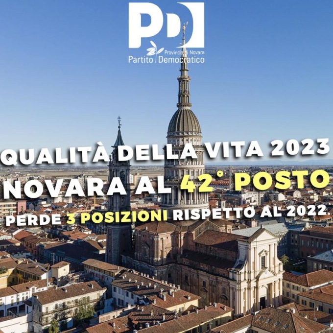 L’attacco del Pd: “Con il centro destra una Novara meno ricca, meno sicura e meno felice”