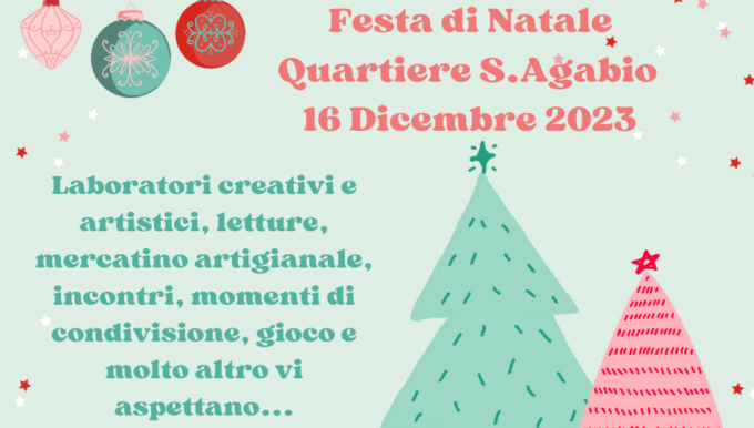 Festa di Natale nel quartiere S.Agabio