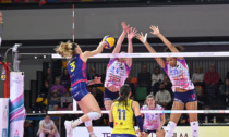 L'Igor Volley Novara cede in quattro set a Scandicci