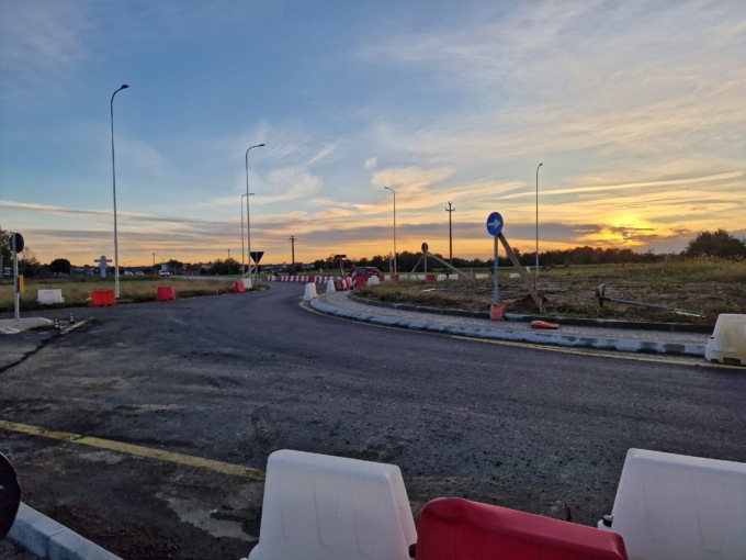 Nuova rotatoria tra Bellinzago e Oleggio ancora ferma al palo