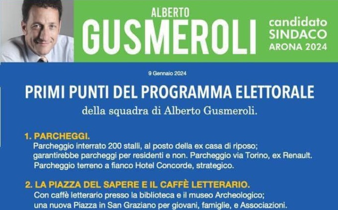 Gusmeroli: “Aldo Moro a pagamento nei weekend e via l’autovelox”