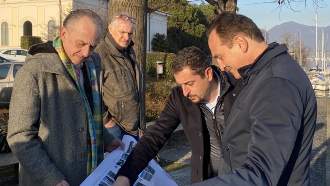 Il presidente Cirio in visita a Lesa