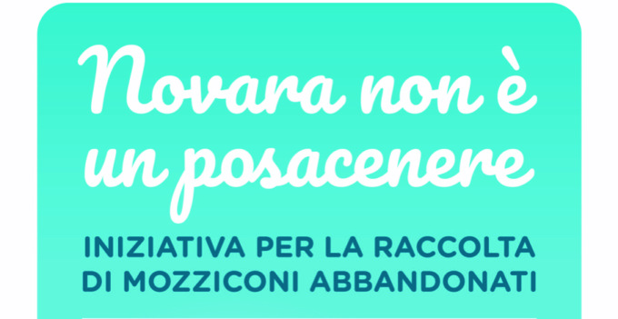 “Novara non è un posacenere”: iniziativa di raccolta di mozziconi “abbandonati”