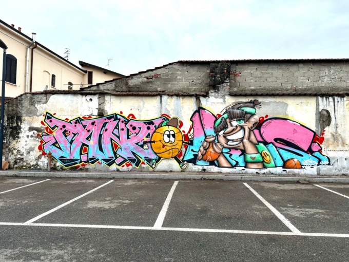 Street Art per migliorare il Palazzetto dello sport di Verbania