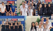 Asia Ferrari della Libertas Nuoto Novara due volte bronzo ai regionali di sincro