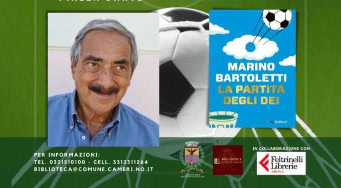 Marino Bartoletti presenta a Cameri “La partita degli dei”