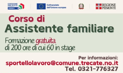 Corso di assistente familiare organizzato dalla città di Trecate