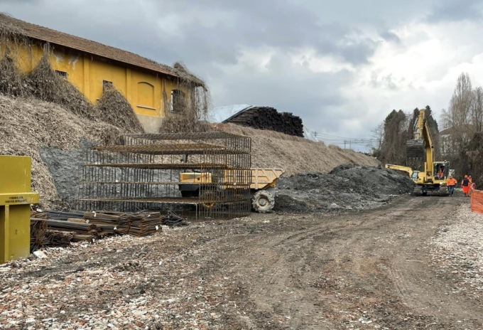 Arona: nuova rampa per l’accesso al cantiere Rfi