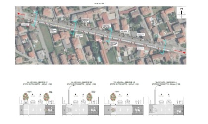 Al via i lavori per la riqualificazione di via Novara a Trecate