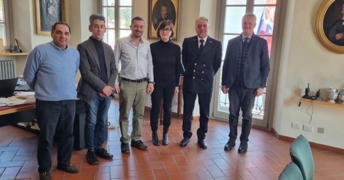 La Gestione Associata Demaniale del Basso Lago Maggiore ha incontrato il Capitano di Fregata Riccardo Cavarra