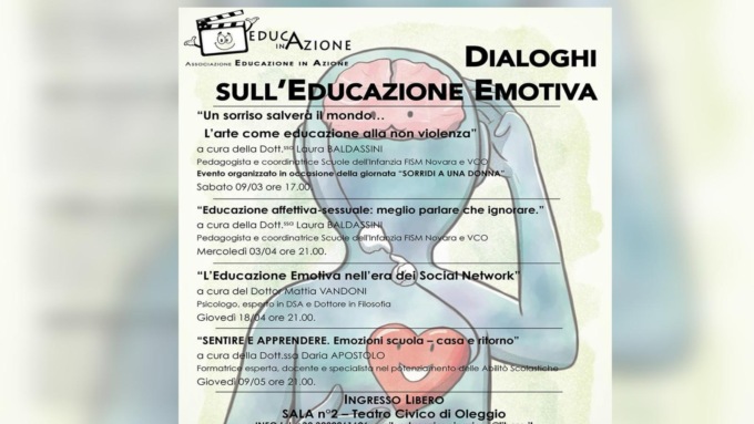 A Oleggio “Dialoghi sull’educazione emotiva”