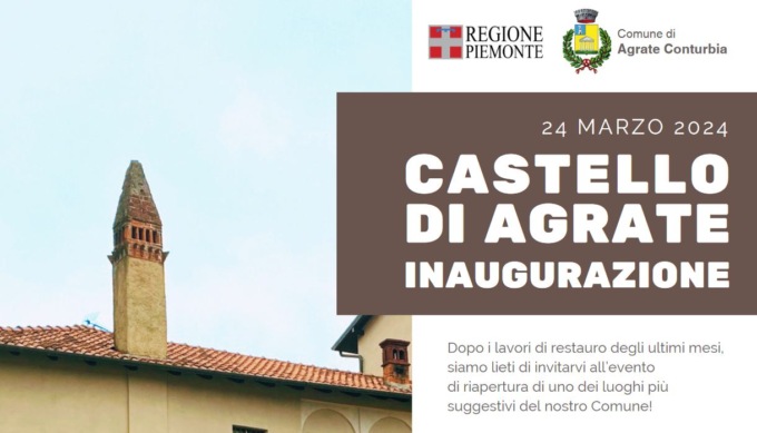 Domani una giornata di eventi ad Agrate Conturbia per la riapertura del Castello