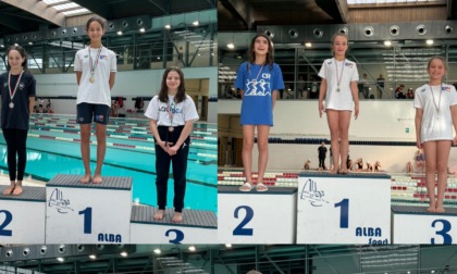 Eva Marinozzi della Libertas Nuoto Novara, campionessa regionale "Esordienti A"