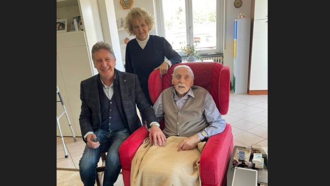 Arona festeggia i 101 anni del prof. Gianotti