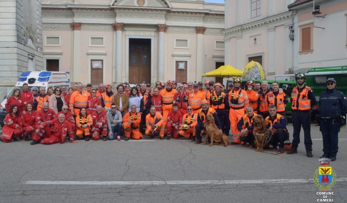 Maxi simulazione di emergenza climatica a Cameri: ottima riuscita – VIDEO