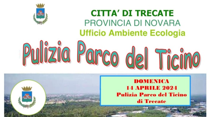 Pulizia del Parco del Ticino a Trecate: appuntamento il 14