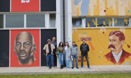 Street Art a Verbania: nuovo look per il Palazzetto dello sport