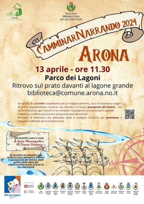 Al via ad Arona la nuova edizione di CamminarNarrando