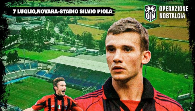 I big del calcio a Novara: per “Operazione Nostalgia” arriva Shevchenko – VIDEO