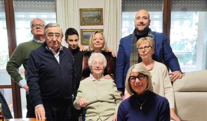 Festa per Alderia, Adriana e Ave: quota 300 anni in tre