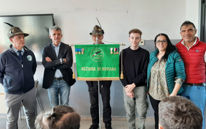 La borsa di studio degli Alpini novaresi a Davide Giorgetti