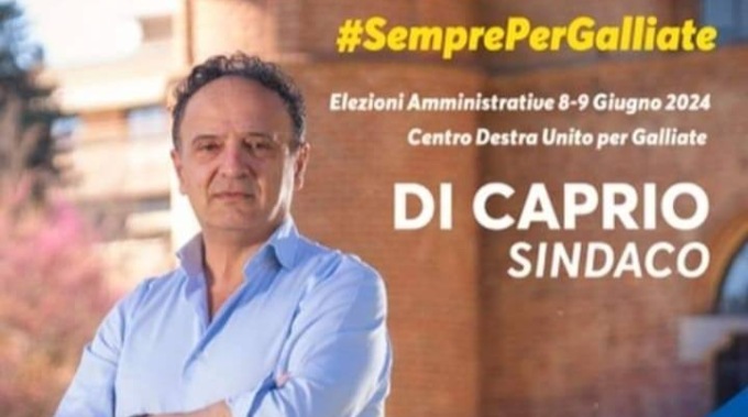 Comunali a Galliate: Di Caprio conferma la sua ricandidatura