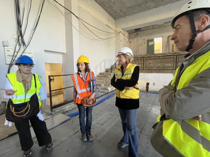 Lavori in corso al Carlo Alberto: sopralluogo sul cantiere