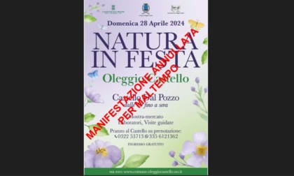 Natura in festa a Oleggio Castello annullata per maltempo