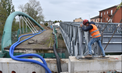 Il Ponte del Terdoppio arrivato dal New Jersey è pronto e c'è una bella novità