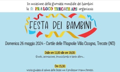 "Festa dei bambini" a Villa Cicogna di Trecate