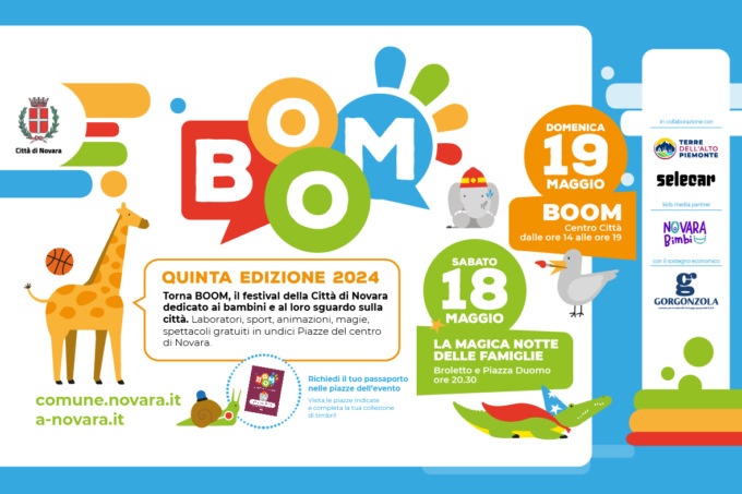 Novara “Boom! Il Festival dei bambini” raddoppia