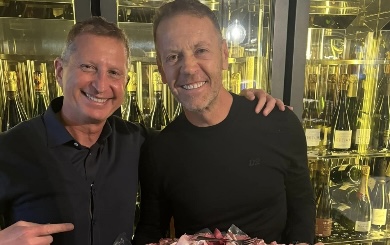 Rocco Siffredi festeggia il 60° compleanno in anticipo a Verbania