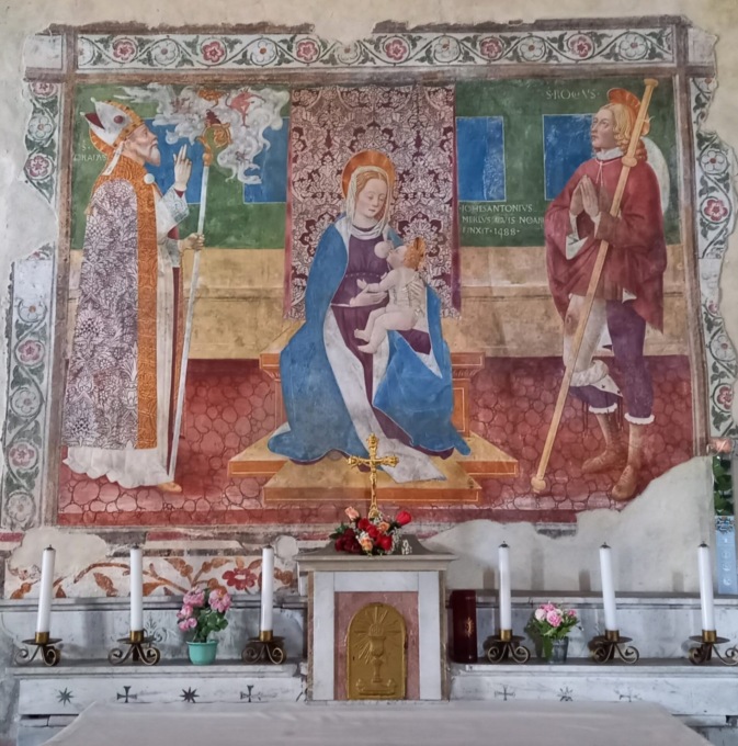 Con il Fai alla scoperta degli affreschi della chiesa di San Marcello a Paruzzaro