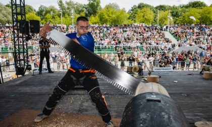 Il massinese Andrea Rossi rappresenta l'Italia ai campionati mondiali dei taglialegna