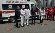 Barilla ha celebrato i suoi 30 anni a Novara donando un'ambulanza alla Croce rossa