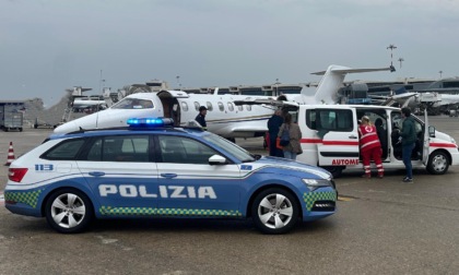 Staffetta per il trasporto urgente di organi: dal Maggiore a Udine