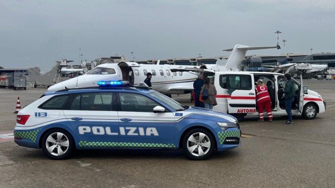 Staffetta per il trasporto urgente di organi: dal Maggiore a Udine