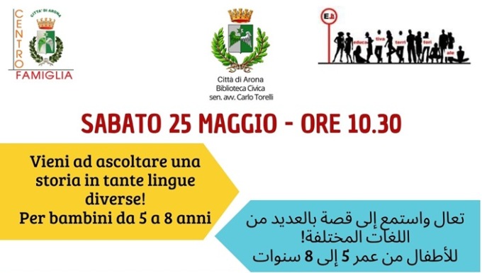 Lettura multilingue alla Biblioteca di Arona