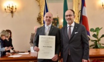 L'aronese Davide Colombo insignito del titolo di "Cavaliere della Repubblica"