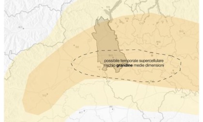 Attenzione forti temporali anche con grandine previsti oggi nel novarese