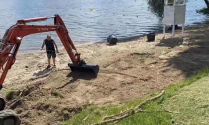 I primi interventi dell'amministrazione Gusmeroli: pulizia spiagge e avvio opere pubbliche