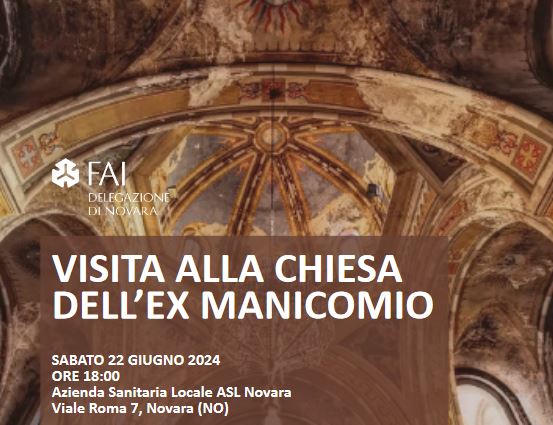 La chiesa dell’ex ospedale psichiatrico di viale Roma apre i battenti per un giorno