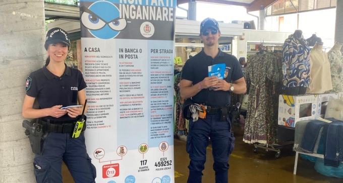 “Non farti ingannare”: la campagna della polizia novarese contro le truffe