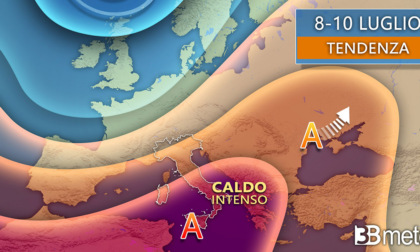 Nel weekend torna qualche temporale al Nord poi tutti sotto il caldo africano