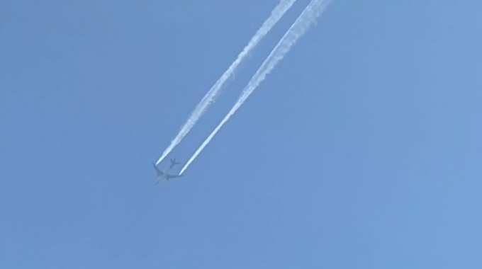 Aereo in avaria partito da Malpensa: sorvola il novarese poi scarica carburante IL VIDEO