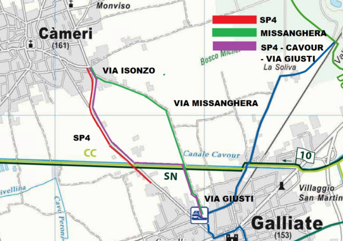Da Galliate a Cameri in bici: c’è un progetto di fattibilità